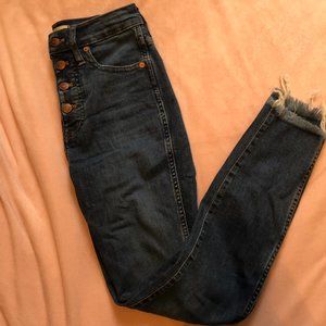 Madewell 10 inch High Rise Skinny Jeans